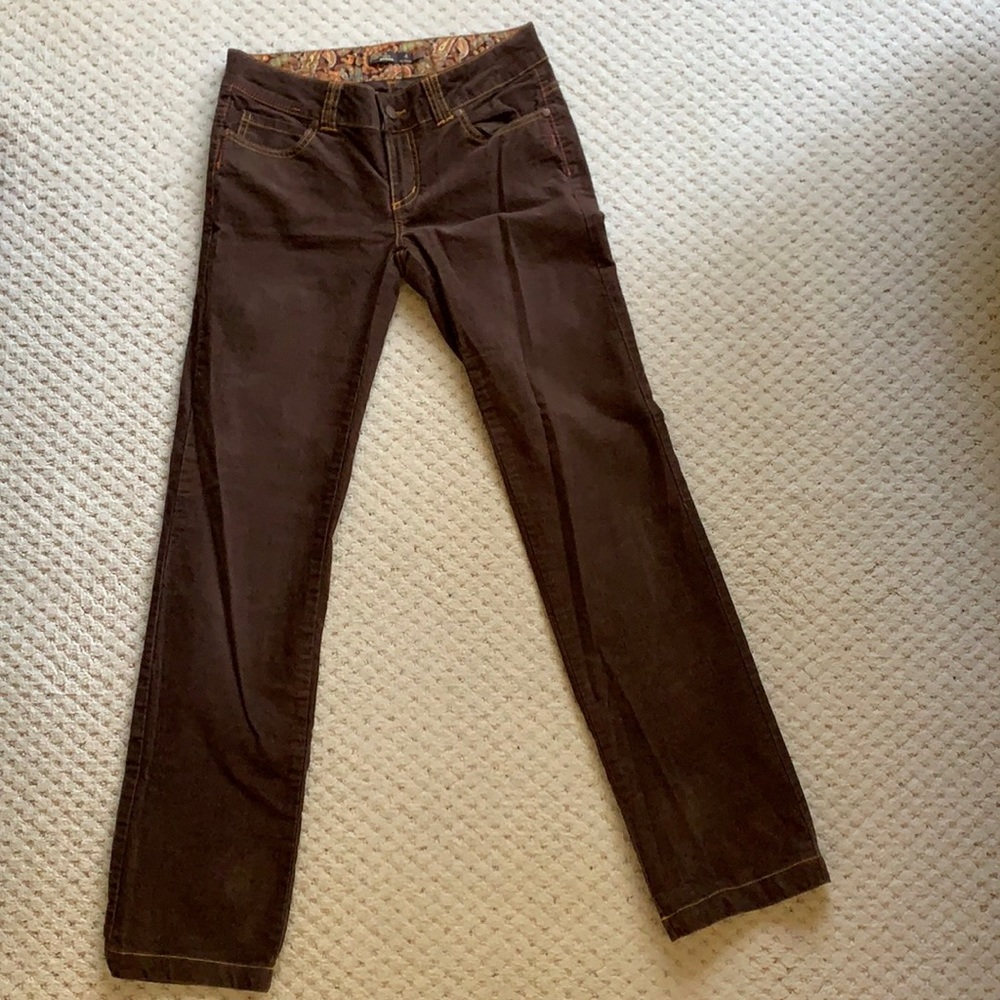 Prana brown corduroy pants
